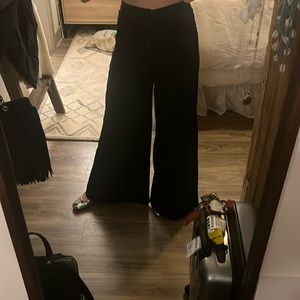 Wide leg micro cords.